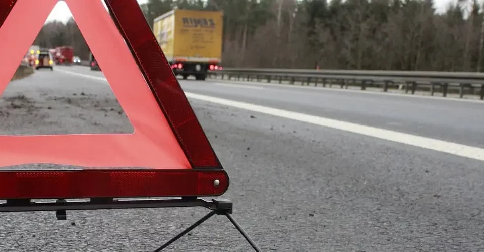 Carta DDR: um triangulo sinaliza acidentes
